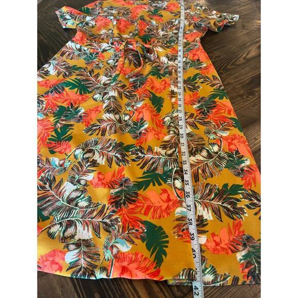 Shelby & Palmer Dress Women 16 Floral Tropical Travel Cruise Dinner Classy Event - Picture 5 of 9